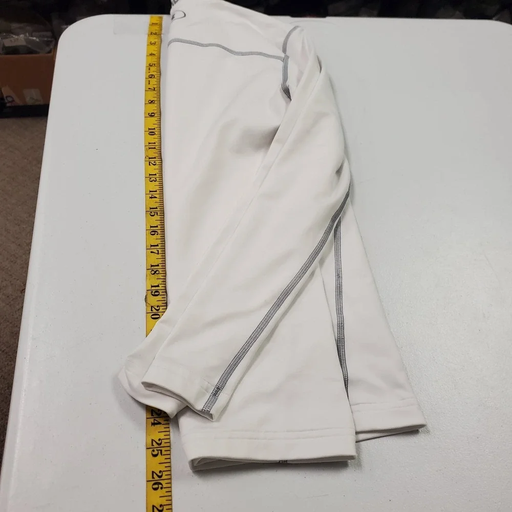 Under Armour Mens Compression Cold Gear Long Sleeve Mock Neck Shirt Size M White